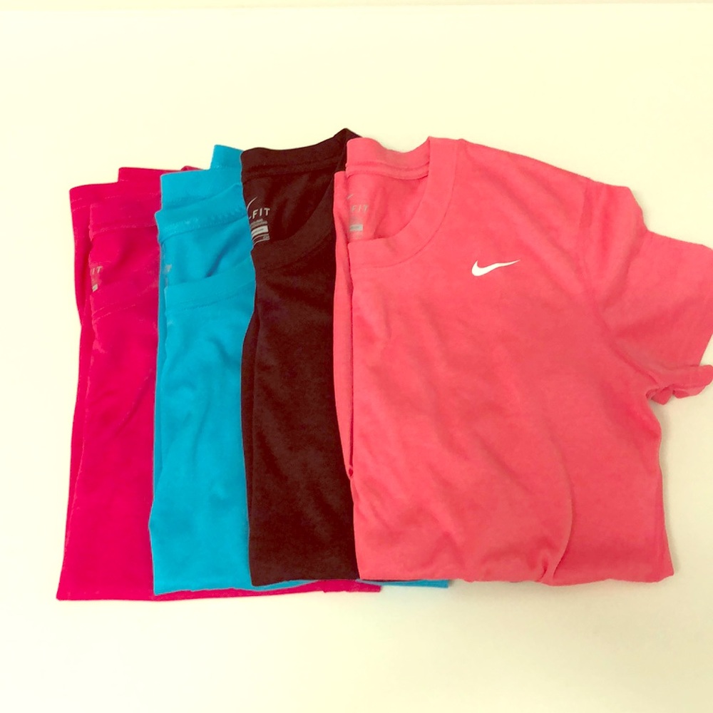 Four (4) Nike Dri-Fit T-shirts, size Small